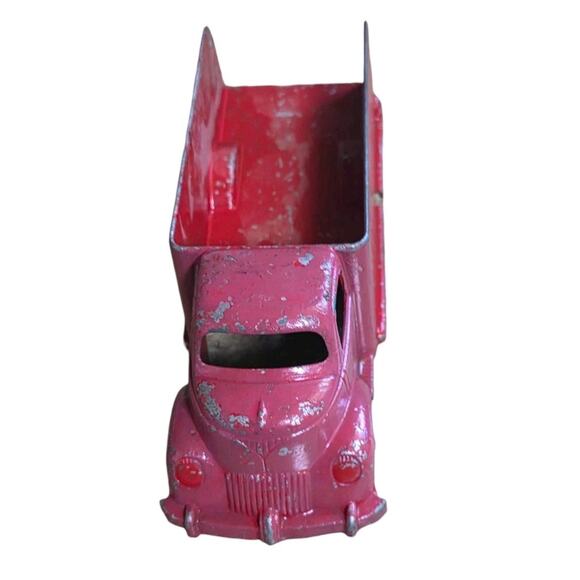 SLIK Toys Delivery Truck Pickup #9602 Lansing IA Cast Aluminum Vintage - Picture 2 of 7